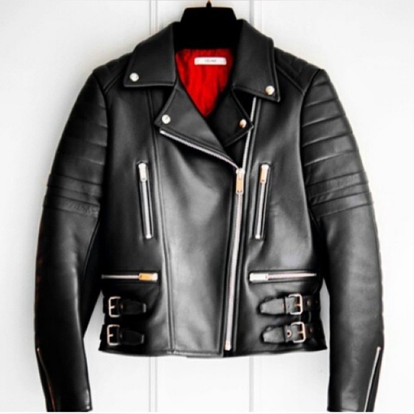 Celine biker jacket. Size Fr 38. - Picture 1 of 7